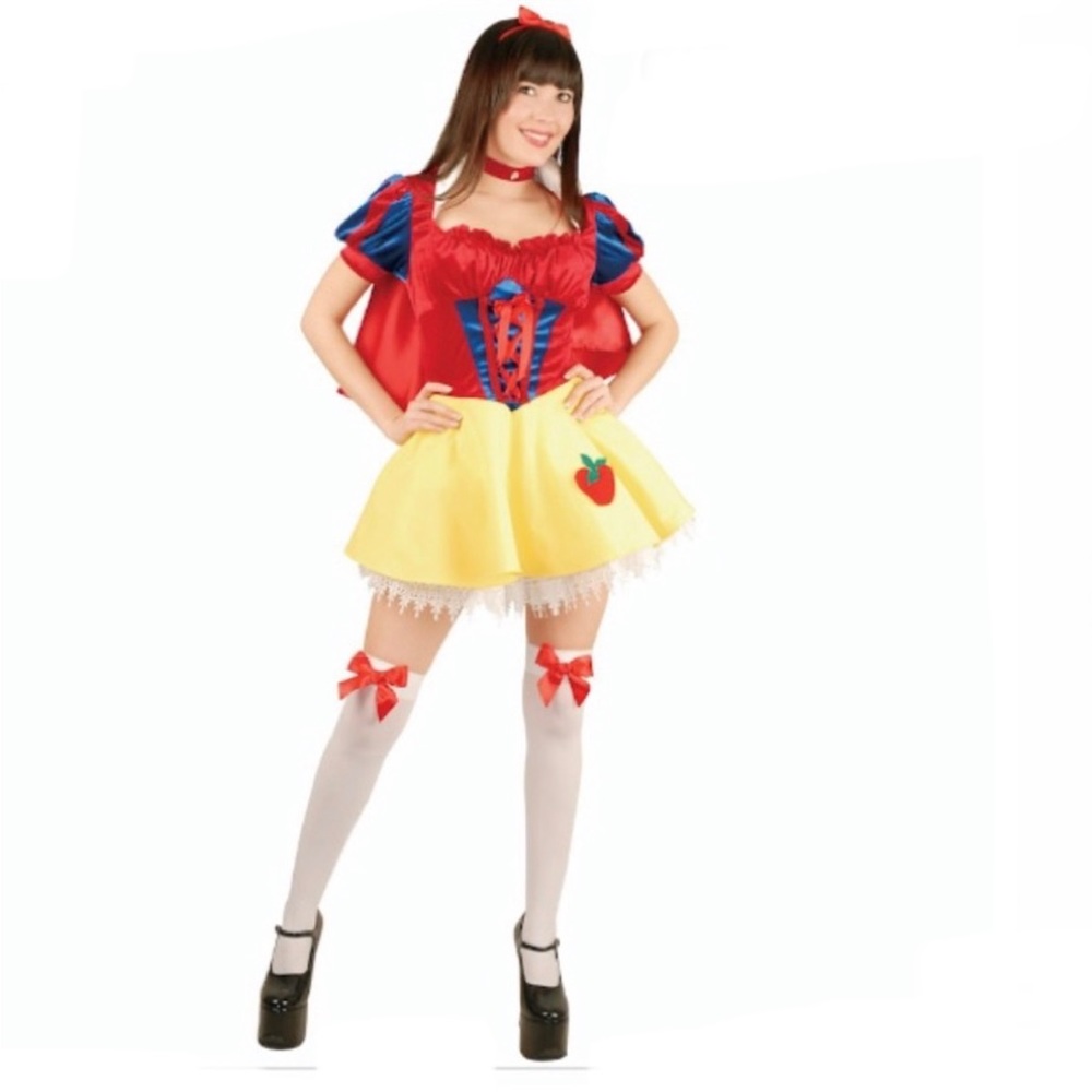 Charades Snow White Costume teen 12/14 or adult XXS or XS